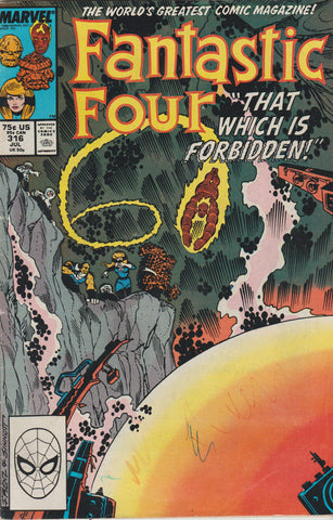 Fantastic Four #316 - Marvel Comics - 1988