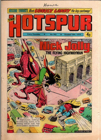 Hotspur Comic #783 - British Comic - 19th Oct. 1974