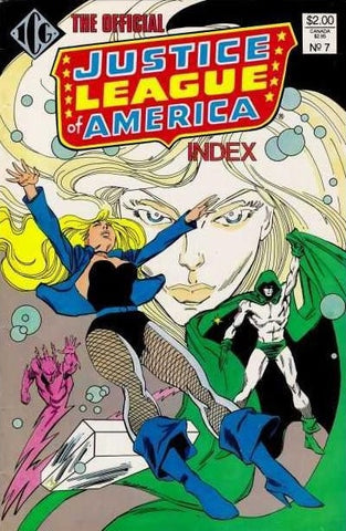 The Official Justice League Of America Index #7 - DC Comics - 1987