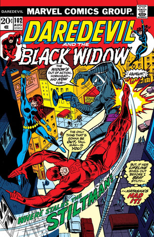Daredevil & The Black Widow #102 - Marvel Comics - 1973