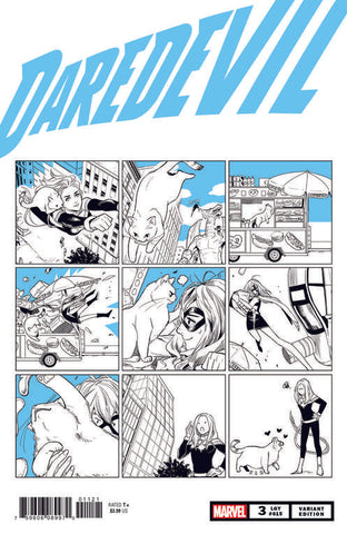 Daredevil #3 (LGY #615) - Marvel Comics - 2019 - Nao Fuji "Marvel Meow" Variant