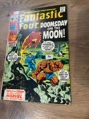 Fantastic Four #98 - Marvel Comics - 1970 **