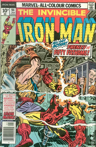 Iron Man #94 - Marvel Comics - 1977 - PENCE Copy