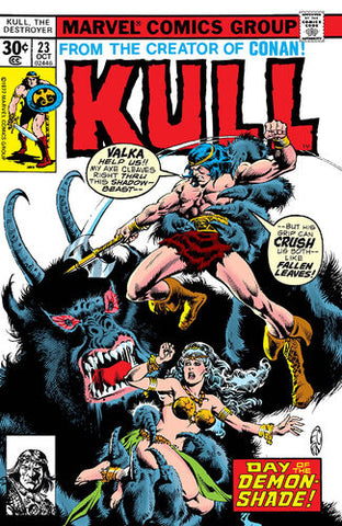 Kull The Destroyer #23 - Marvel Comics - 1977