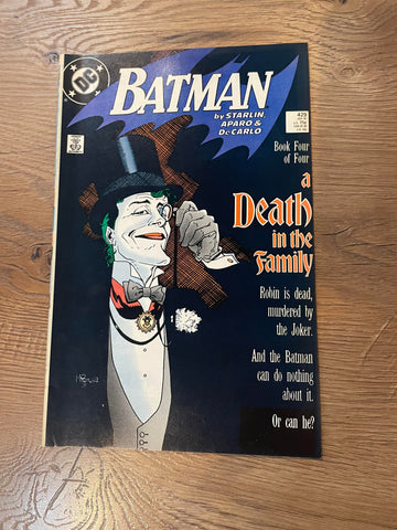 Batman #429 - DC Comics - 1989