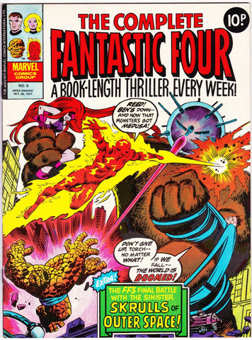 The Complete Fantastic Four #5 - British Comic - Marvel Comics - 1977