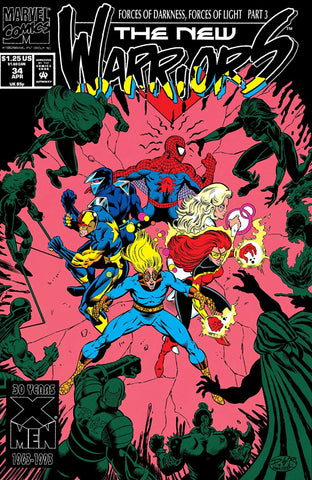 New Warriors #34 - Marvel Comics - 1993