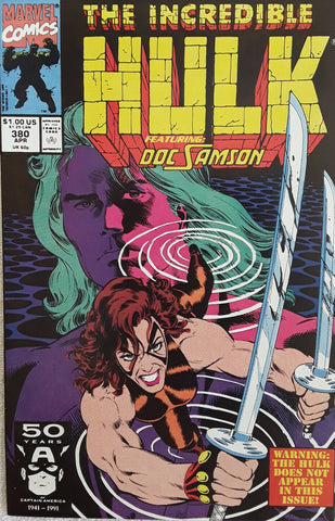 Incredible Hulk #380 - Marvel Comics - 1991