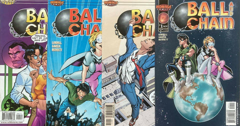 Ball and Chain #1-#4 (Set of 4 x Comics) - Homage Comics - 1999