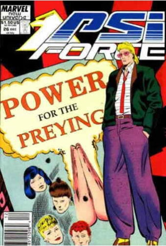 PSI Force #26 - Marvel Comics - 1988