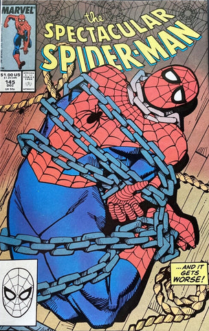 Spectacular Spider-Man #145 - Marvel Comics - 1988