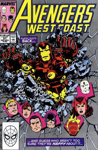Avengers West Coast #51 - Marvel Comics - 1989