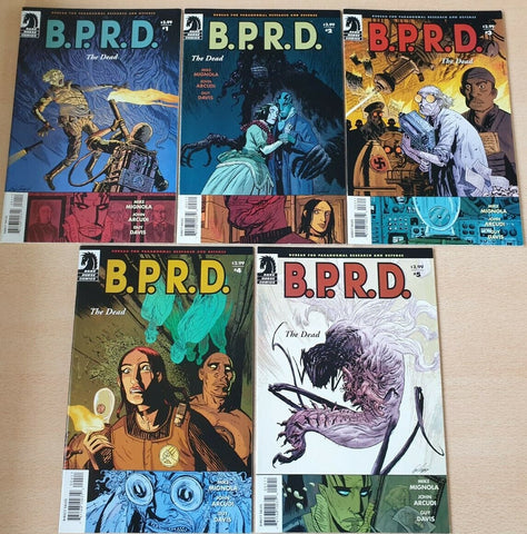 B.P.R.D. : The Dead #1 - #5 (Set of 5 Comics) - Dark Horse - 2004
