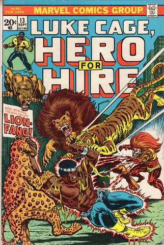 Luke Cage, Hero for Hire #13 - Marvel Comics  -1973