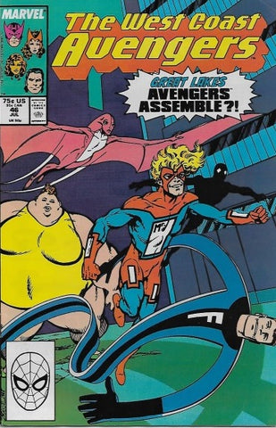 West Coast Avengers #46 - Marvel Comics - 1988 - VG
