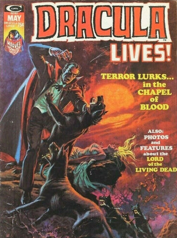 Dracula Lives #6 - Marvel Comics / Curtis Magazines - 1974