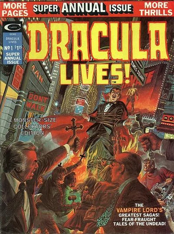 Dracula Lives Super Annual #1 - Curtis Magazines - 1975