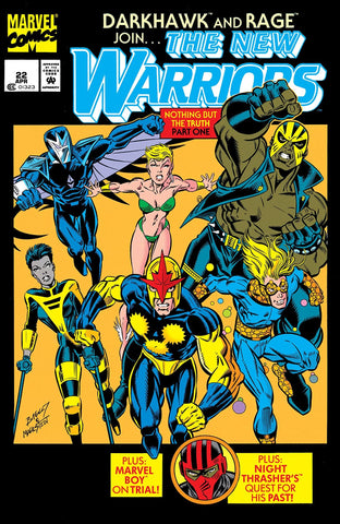 New Warriors #22 - Marvel Comics - 1992