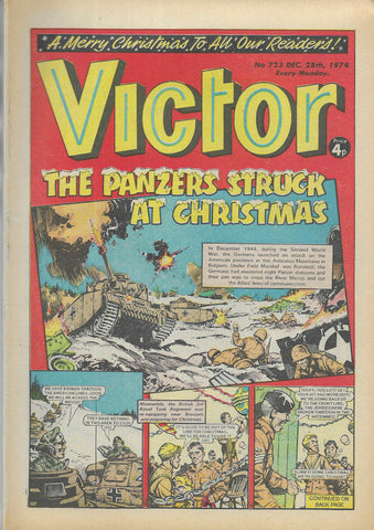 Victor Comic #723 - British Comic - 12th Dec. 1974