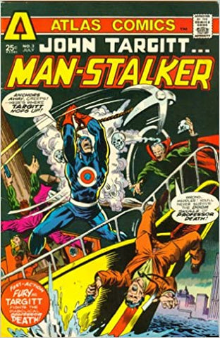 John Targitt: Man-Stalker #3 - Atlas Comics - 1975