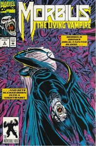 Morbius : The Living Vampire #8 - Marvel Comics - 1992