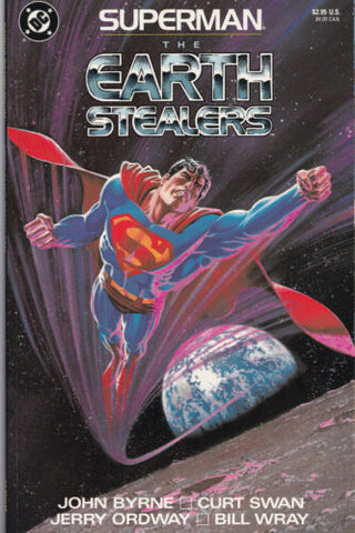 Superman: The Earth Stealers (One Shot) TPB - DC Comics - 1988