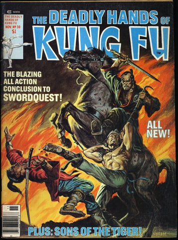 The Deadly Hands of Kung Fu #30 - Curtis Magazines - 1976