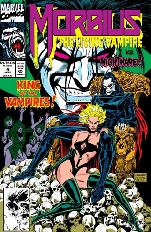 Morbius : The Living Vampire #9 - Marvel Comics - 1992
