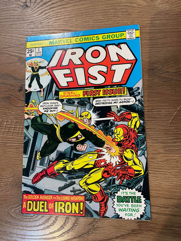Iron Fist #1 - Marvel Comics - 1975 - 1st Steel Serpent - Back Issue