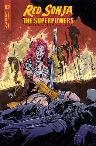Red Sonja: The Superpowers #2 - Dynamite - 2021 - 1:10 Federici Zombie Variant