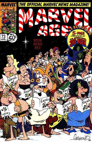 Marvel Age #73 - Marvel Comics - 1989