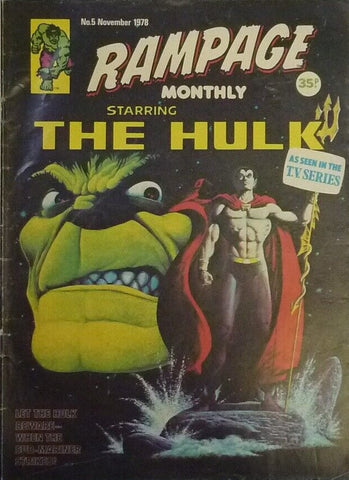 Rampage Monthly #5 - Marvel Comics / British - 1978