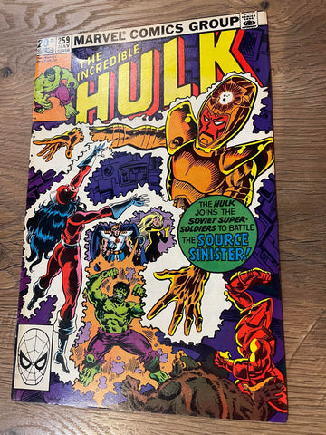 Incredible Hulk #259 - Marvel Comics - 1981