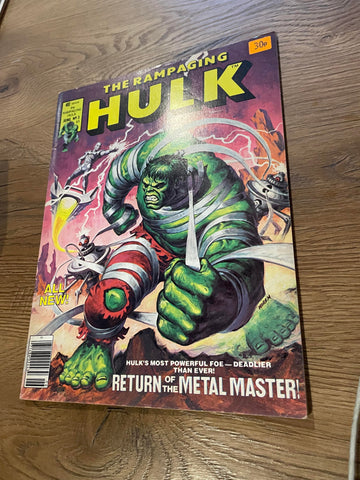 The Rampaging Hulk #3 - Magazine Management Company - 1977