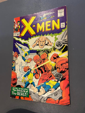 The X-Men #15 - Marvel Comics - 1965 - 1st App Master Mold. 2nd App Sentinels