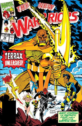 New Warriors #16 - Marvel Comics - 1991