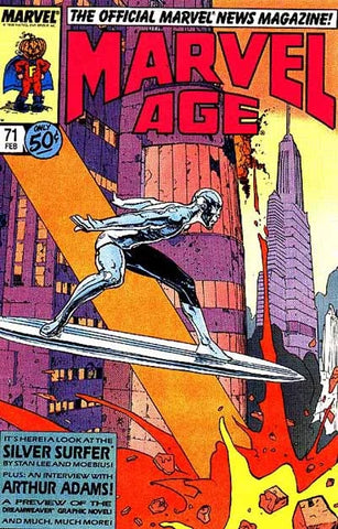 Marvel Age #71 - Marvel Comics - 1989