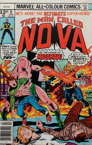 Nova #8 - Marvel Comics - 1977 - PENCE Copy