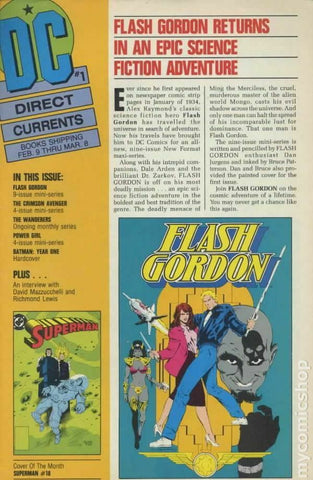 DC Direct Currents #1 - DC Comics - 1988