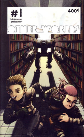 Other Worlds #1 Robot Library - Bricker-Down Productions - 2011