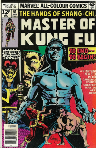 Master of Kung Fu #51 - Marvel Comics - 1977 - PENCE Copy