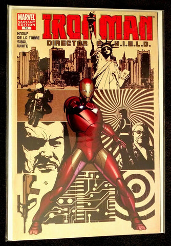 Iron Man: Director Of S.H.I.E.L.D #15 - Granov Variant - Marvel Comics - 2007