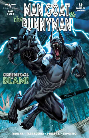 Man Goat & The Bunnyman: Green Eggs and Blam #1 - Zenescope - 2022 - Cover B