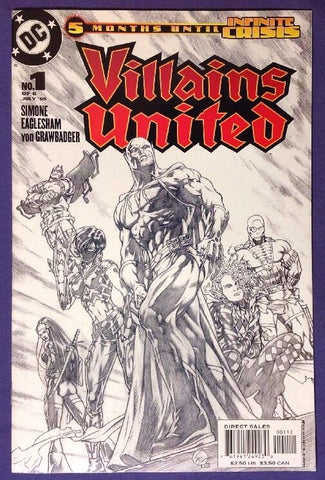 Villains United #1 - DC Comics - 2005 - Sketch Variant