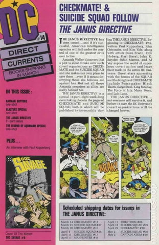 DC Direct Currents #14 - DC Comics - 1989