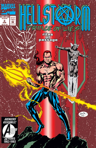 Hellstorm: Prince Of Lies #3 - Marvel Comics - 1993