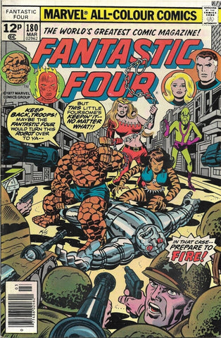 Fantastic Four #181 - Marvel Comics - 1977 - PENCE Copy