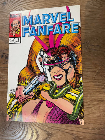 Marvel Fanfare #13 - Marvel Comics - 1984