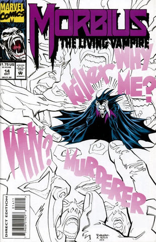 Morbius: The Living Vampire #14 - Marvel Comics - 1993