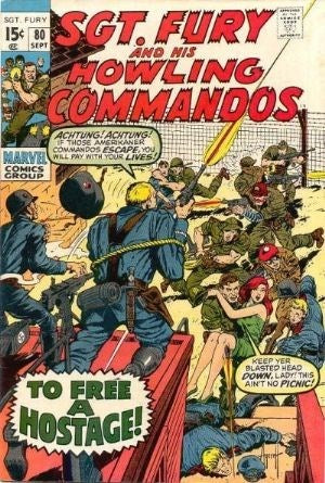 Sgt Fury #80 - Marvel Comics - 1970